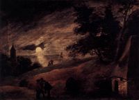Dune Landscape by Moonlight Dune Landscape by Moonlight