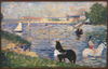 Horses in the water Horses in the water