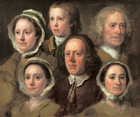 Heads of Six of Hogarth's Servants