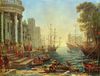 Seaport with the Embarkation of Saint Ursula Seaport with the Embarkation of Saint Ursula