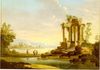 Landscape with Temple Ruins Landscape with Temple Ruins