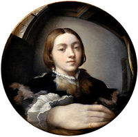 Self-portrait in a Convex Mirror