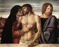 Dead Christ Supported by Mary and Saint John Evangelista