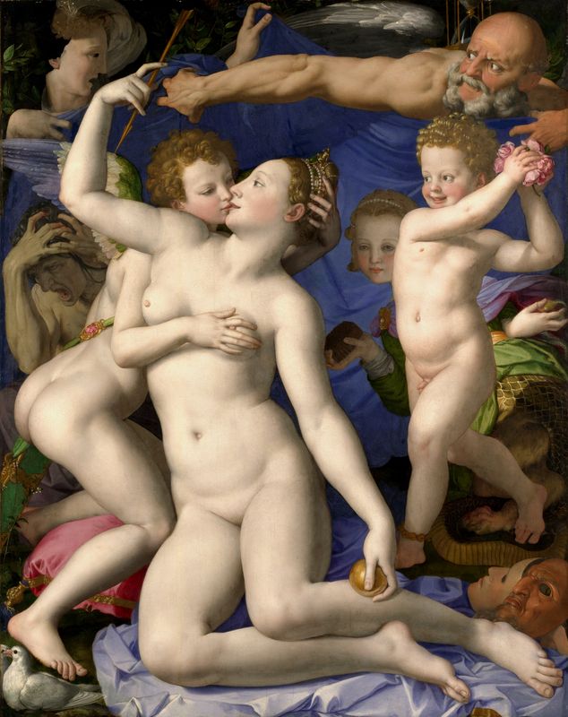 An Allegory with Venus and Cupid. Date of Creation: 1545. Alternative Names: