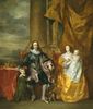 Charles I and Henrietta Maria with their two eldest children Prince Charles and Princess Mary Charles I and Henrietta Maria with their two eldest children Prince Charles and Princess Mary