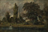 Salisbury Cathedral and Leadenhall from the River Avon