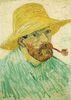 Self-portrait with Straw Hat