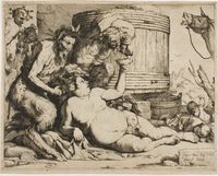 Silenus at the Wine Vat.