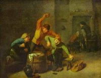 Peasants Brawling over Cards Peasants Brawling over Cards