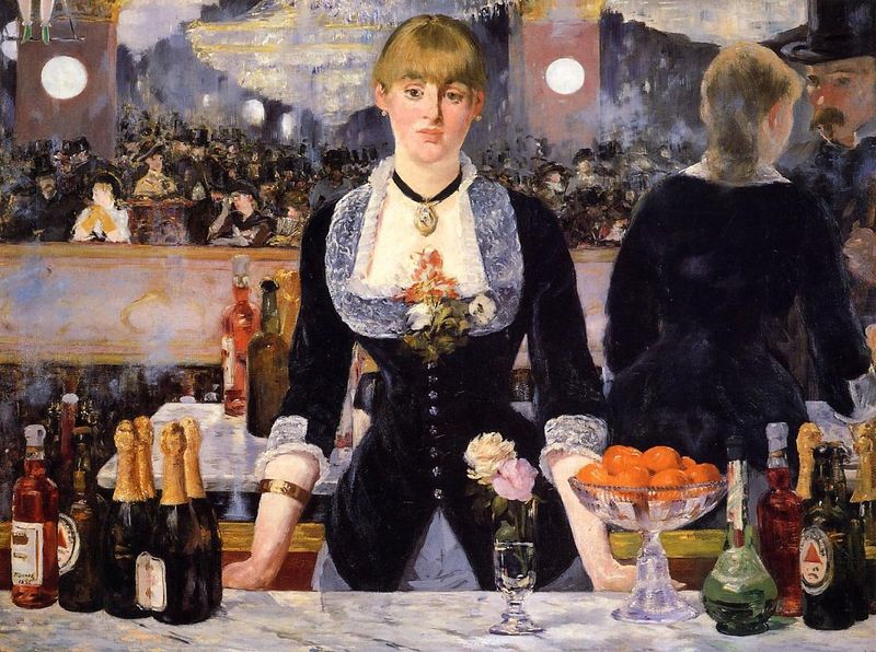Manet A bar at the Folles-Berg�re