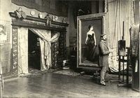 Sargent with Madame X ca. 1885 Madame X