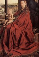 Cropped - Madonna and Chancellor Rolin Madonna and Chancellor Rolin