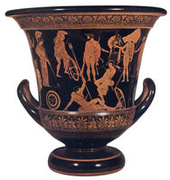 Red-figure pottery The Iliad