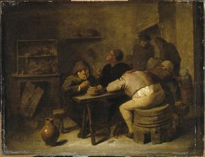 Interior of a Smoking-Room