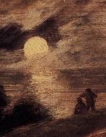 Dune Landscape by Moonlight