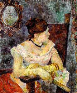 Madame Mette Gauguin in Evening Dress Madame Mette Gauguin in Evening Dress