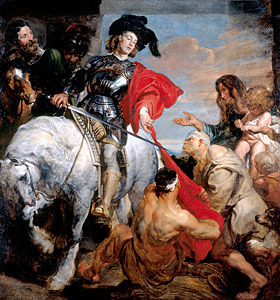 St Martin dividing his cloak St Martin dividing his cloak
