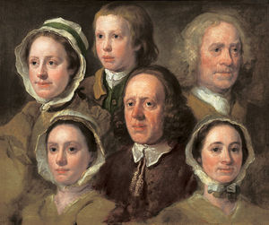 Heads of Six of Hogarth's Servants Heads of Six of Hogarth's Servants