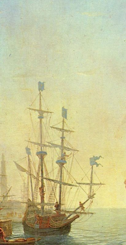 Seaport with the Embarkation of Saint Ursula | artble.com