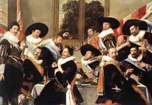 Banquet of the officers of the Calivermen Civic Guard