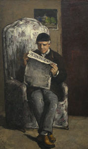 Portrait of the Artist's Father Louis-Auguste Cézanne Reading