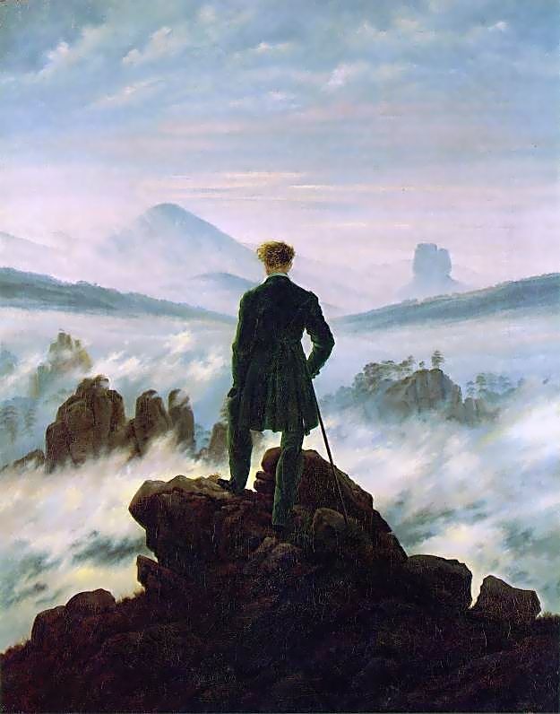 Wanderer above the Sea of Fog | artble.com