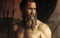 Cropped - Portrait of Andrea Doria as Neptune Portrait of Andrea Doria as Neptune