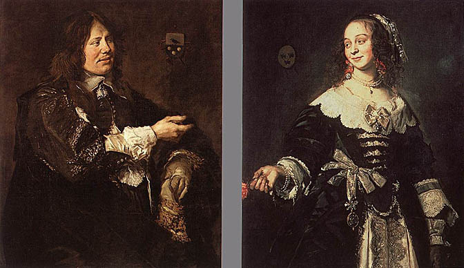 Double Portrait Of A Couple Artble Com