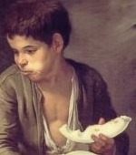 Beggar Boys Eating Grapes and Melons