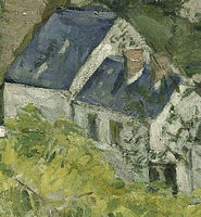 Cropped - View of Auvers sur Oise View of Auvers sur Oise