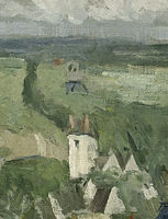 Cropped - View of Auvers sur Oise View of Auvers sur Oise