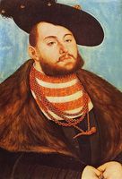 John Frederick I Emperor Charles V at Muhlberg