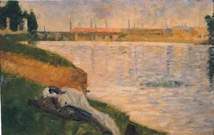 Clothes on the Grass: Study for 'Bathers at Asnières'