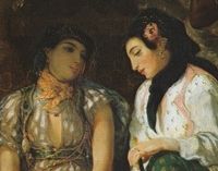 Cropped - Women of Algiers in their apartment Women of Algiers in their apartment