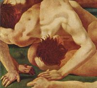 Moses Defending the Daughters of Jethro