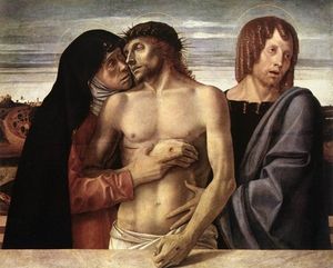 Dead Christ Supported by Mary and Saint John Evangelista Dead Christ Supported by Mary and Saint John Evangelista