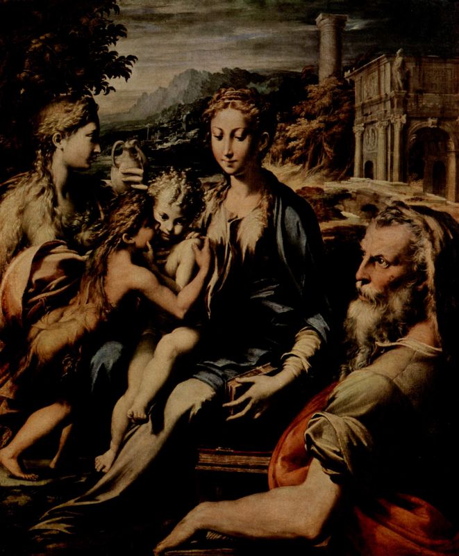 The Madonna And Child With Saints Artble Com