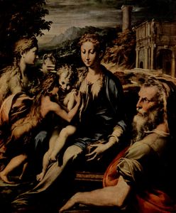 Madonna Enthroned with St. Zachary St. John the Baptist and St. Mary Magdalene Madonna Enthroned with St. Zachary St. John the Baptist and St. Mary Magdalene