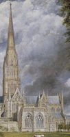 Cropped - Salisbury Cathedral from the Bishop's Ground Salisbury Cathedral from the Bishop's Ground