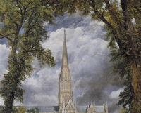 Cropped - Salisbury Cathedral from the Bishop's Ground Salisbury Cathedral from the Bishop's Ground