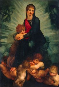 The Virgin and the Child with Angels