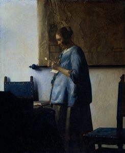 Woman Reading a Letter Woman Reading a Letter