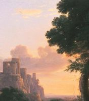 Cropped - View of Tivoli at Sunset View of Tivoli at Sunset