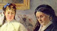 Cropped - Portrait of the Artist's Mother and Sister Portrait of the Artist's Mother and Sister