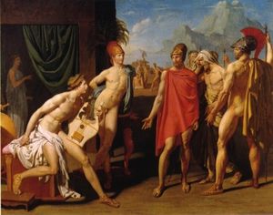 Achilles Receiving the Envoys of Agamemnon I Achilles Receiving the Envoys of Agamemnon I