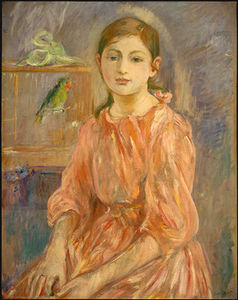 The Artist's Daughter with a Parakeet The Artist's Daughter with a Parakeet