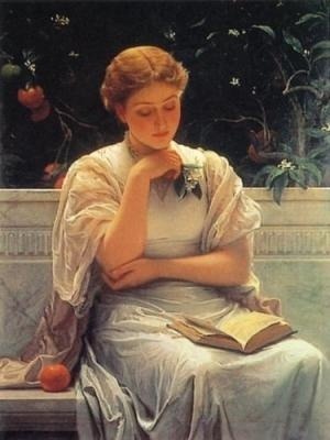 Young Girl Reading | artble.com