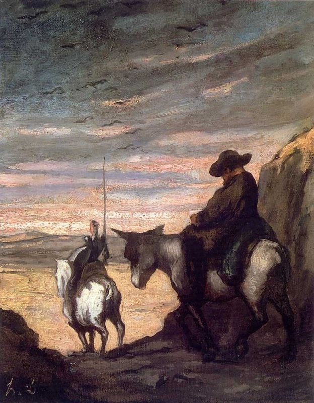 Don Quixote And Sancho Panza Artble Com