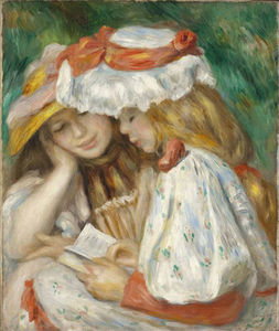 Two Girls Reading