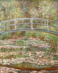 Bridge Over a Pond of Water Lilies Bridge Over a Pond of Water Lilies